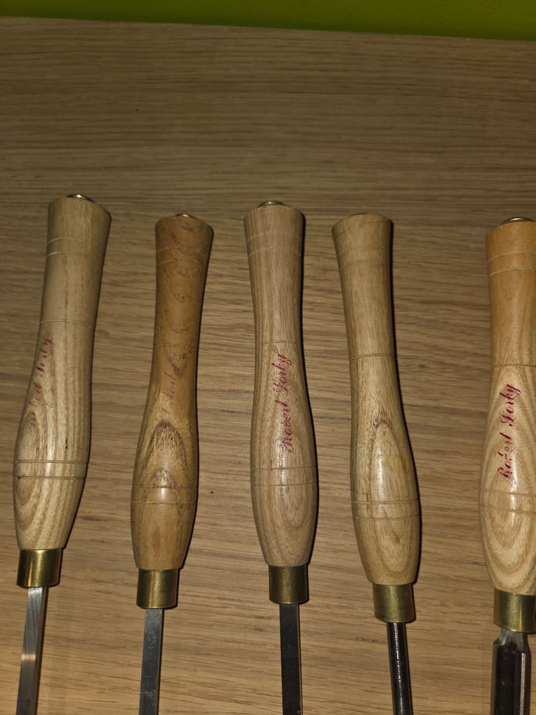 Robert sorby micro  woodturning chisels lathe wood turning