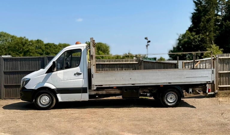 2017 Mercedes-Benz Sprinter 3.5t Chassis Cab +  + 16K + HPI CLEAR + DROP SIDE
