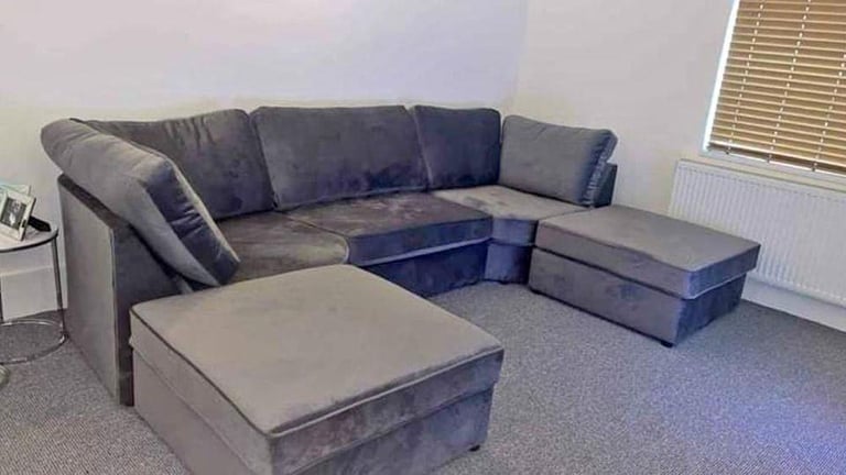 Quick Delivery: Brand New U Shape Fabric Corner Sofa for Sale