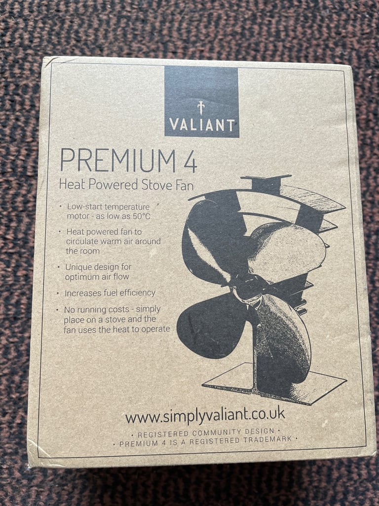 Woodburner fan