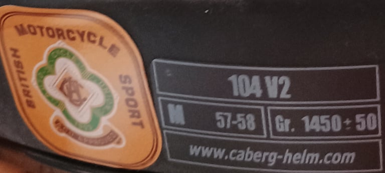 Caberg V2 104 black full face unused helmet.