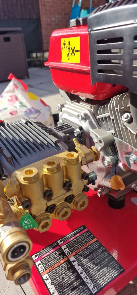New - Clarke petrol power washer