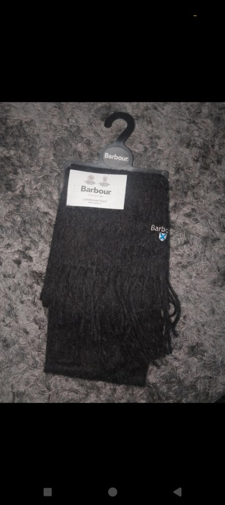 Mens Barbour scarf 🩶