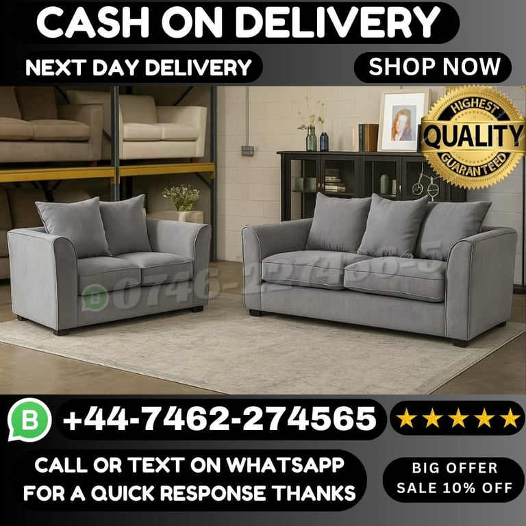 image for Halloween Mega Sale: Luxurious Plush Velvet Corner & 3+2 Seater Sofas!