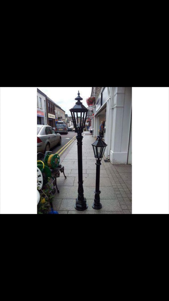 New Cast aluminium garden lamps lights