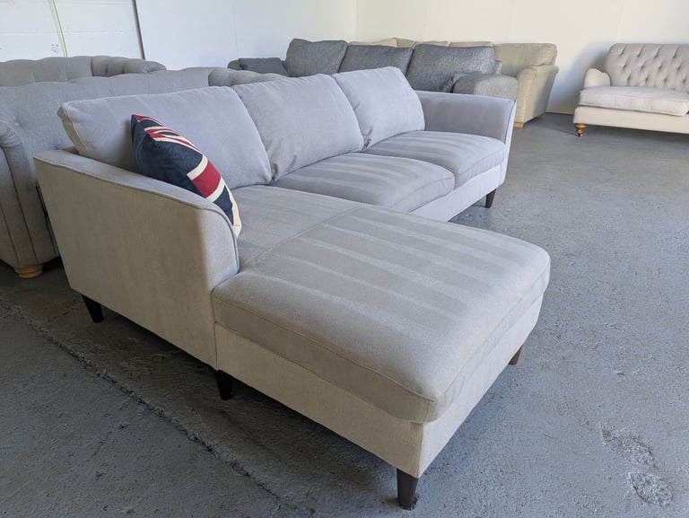 Grey L Shape Sofa (FREE DEL 🚚)
