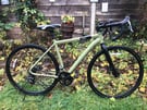 VOODOO LIMBA 16 SPEED GRAVEL/ROAD BIKE,20” GREEN FRAME,CLARIS GEARS/SHIFTERS