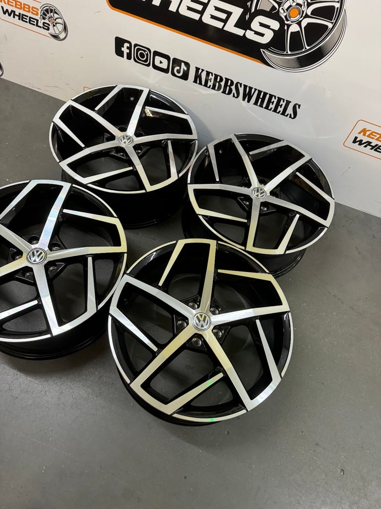 19" VW GOLF R GTI DALLAS STYLE ALLOY WHEELS AUDI A3 S3 VW GOLF R GTI SCIROCCO CADDY 