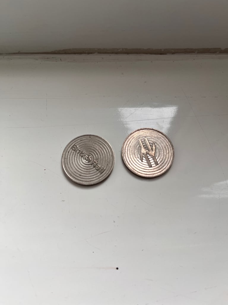 image for British rail coins x2