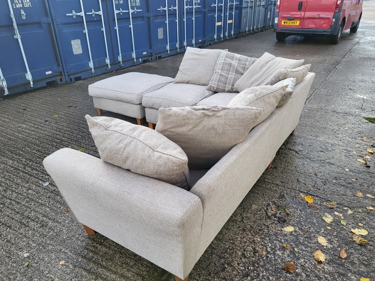 Beige corner sofa, free delivery 