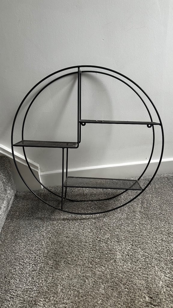 image for Next Grey metal shelf unit