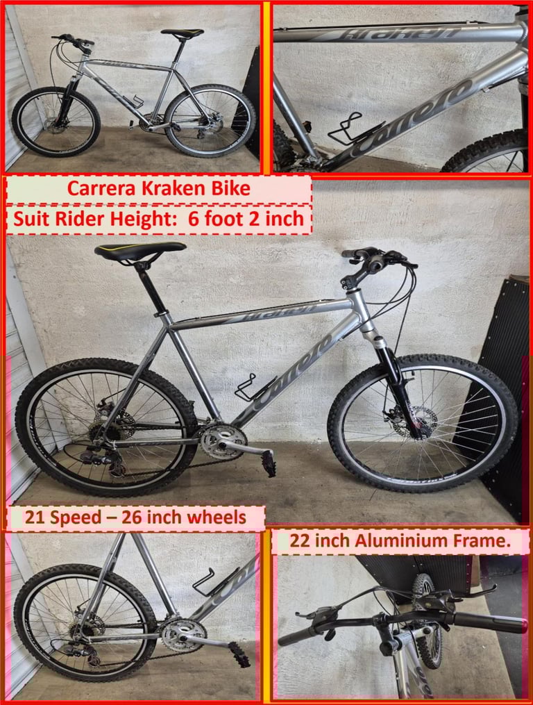 image for Carrera Kraken Bike - 21 Speed – 26 inch wheels.