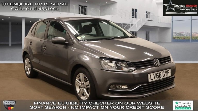 2016 Volkswagen Polo 1.2 TSI BlueMotion Tech Match Hatchback 5dr Petrol DSG Euro 6 (s/s) (90 ps) ...