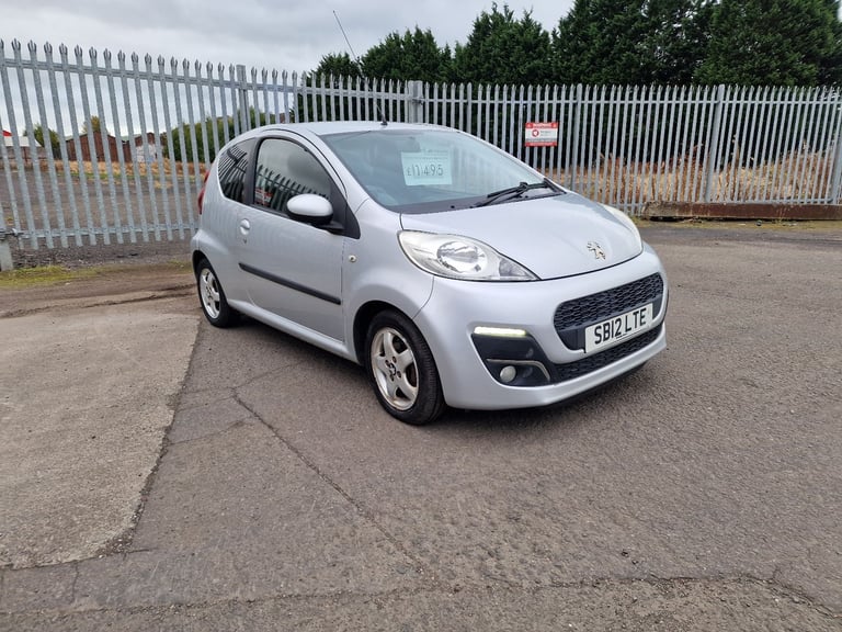 Peugeot, 107, £20 year road tax Hatchback, 2012, Manual, 998 (cc), 3 doors