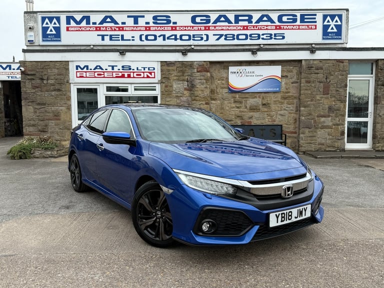 2018 Honda Civic 1.5 VTEC Turbo Prestige 5dr CVT HATCHBACK Petrol Automatic