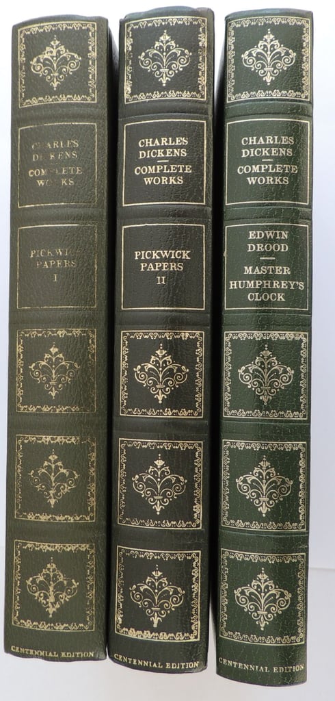 image for CHARLES DICKENS THE PICKWICK PAPERS I and II + EDWIN DROOD Heron Books 1967