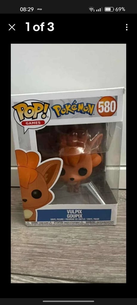 Vulpix funko pop 