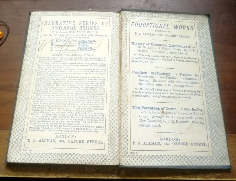 Ince's Outlines Of History Original Edition 1877 Henry Ince