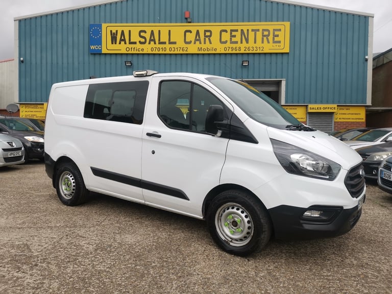 2018 Ford Transit Custom 2.0 TDCi 105ps Low Roof D/Cab Van PANEL VAN Diesel Manual