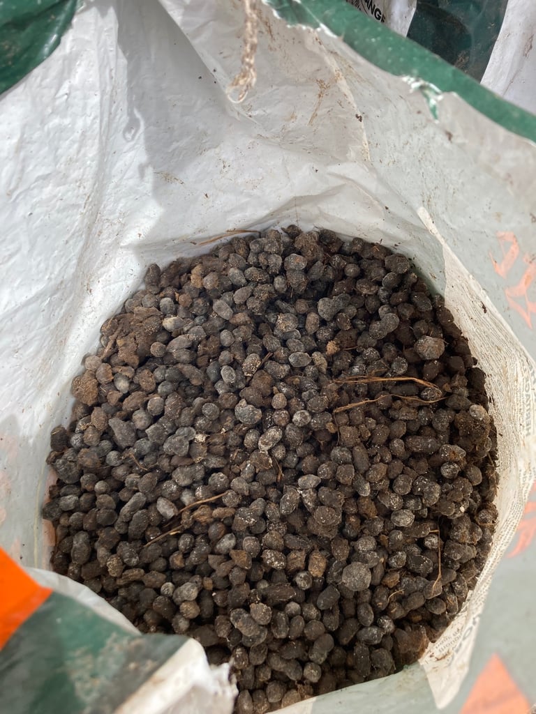 Alpacas Manure Large Bags for collection