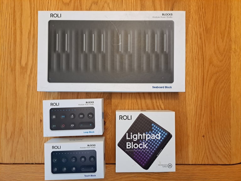 Roli Seaboard, Touch, Loop and Lightpad Blocks