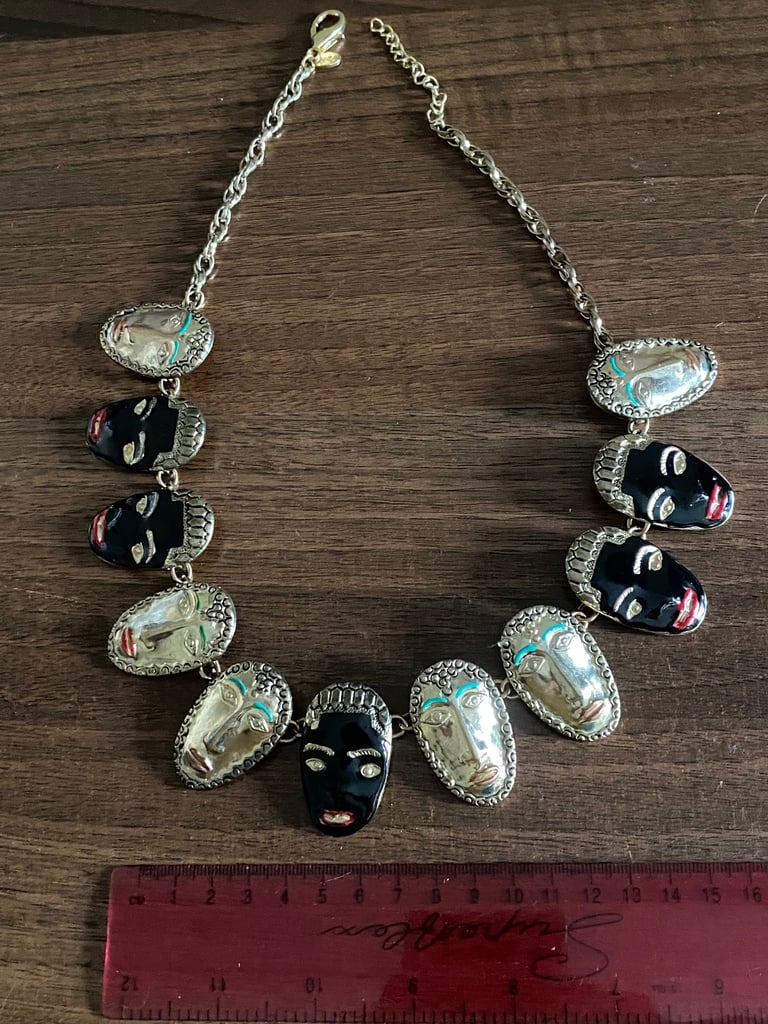 image for Zara golden tribal necklace 