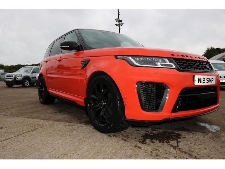 2018 RANGE ROVER SVR SUPER RARE FACTORY ORDER LAVA ORANGE STUNNING CONDITION