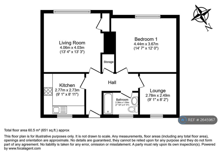 2 bedroom flat in Elton House, Bristol, BS2 (2 bed) (#2645967)