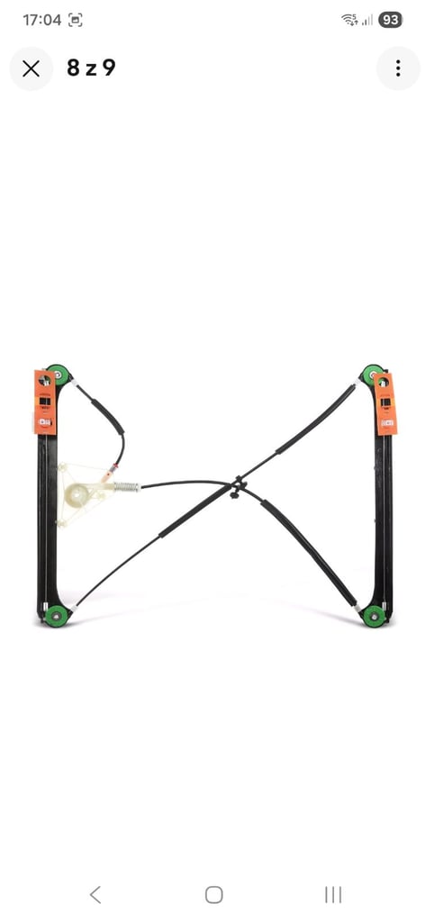 image for FRONT RIGHT DRIVER SIDE ELECTRIC WINDOW REGULATOR WITHOUT MOTOR FOR AUDI A3