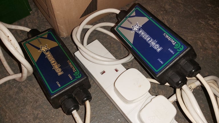 Ecotechnics Powerstar 4 Way Lighting Contactors with Timers Grow Hydroponics