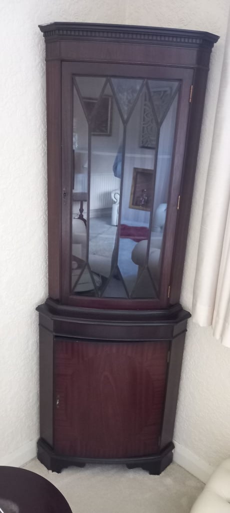 image for Drinks and glasses corner cabinet 