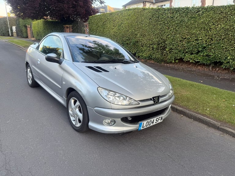 Peugeot 206 CC Convertible 1.6 Allure 2Dr Automatic with 12 Months MOT&Leather Seats&LOW 86K Miles