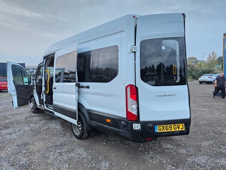 2019 Ford Transit 2.0 460 EcoBlue Trend RWD L4 High Roof Euro 6 (s/s) 5dr (17 Seat, DRW) Minibus ...