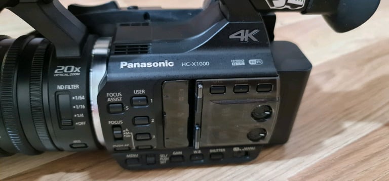 Panasonic Professional 4K Video Camcorder HC-X1000    Great Condition