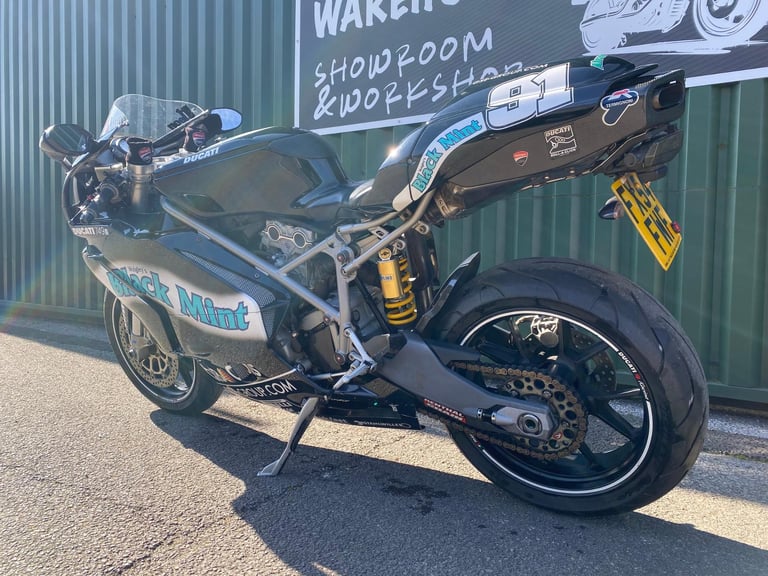 Ducati 749 Dark GSE Airwaves 2004 Black 749R Evocation 23k Belts Changed 