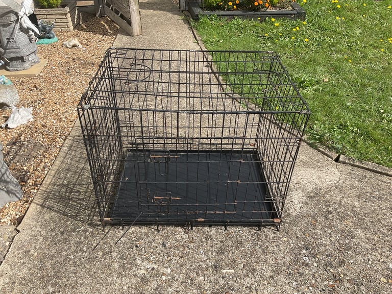 Dog Cage with Tray