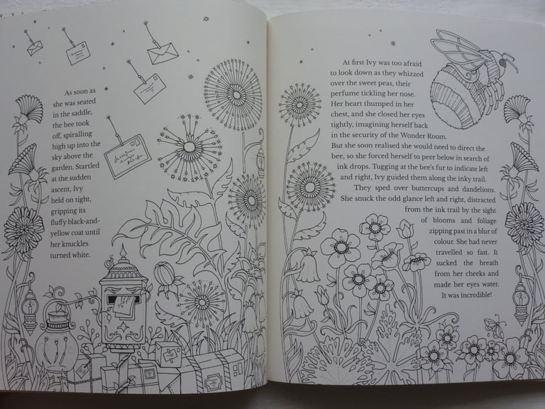 IVY AND THE INKY BUTTERFLY STORY AND COLOURING BOOK