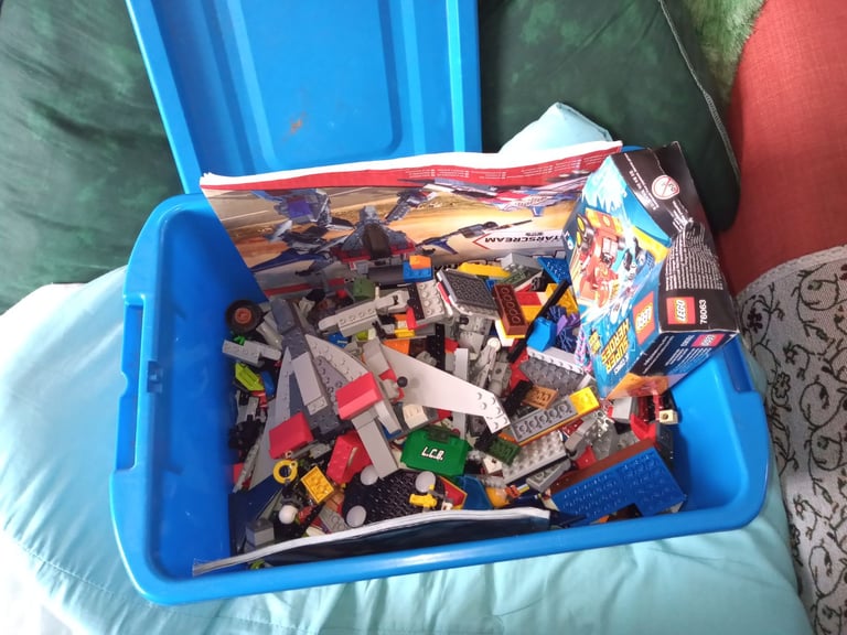 image for  Lego in storage box 