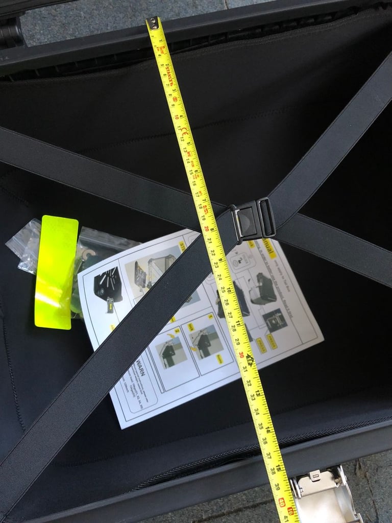 Motorcycle Top Box , Aluminium ,65lt Brand new, Black colour