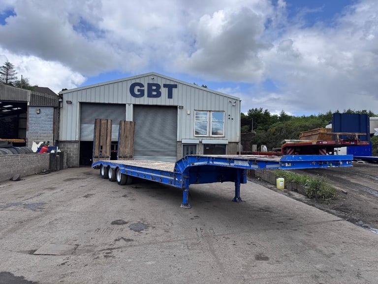 Andover low loader trailer fold flat ramps 