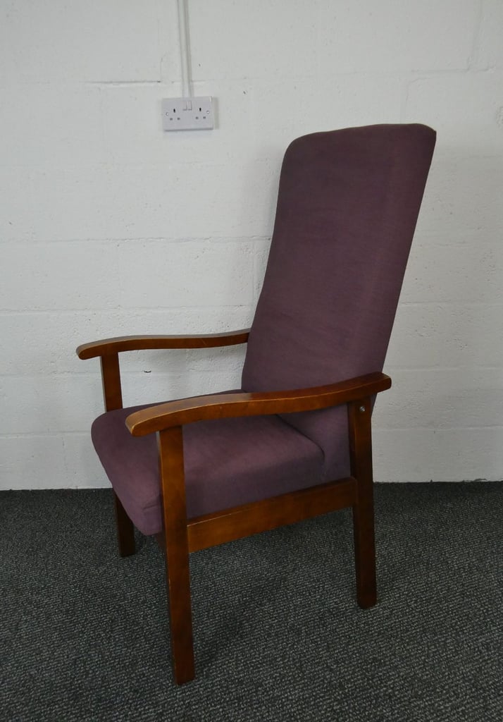 image for Fireside Chair Mulberry Fabric