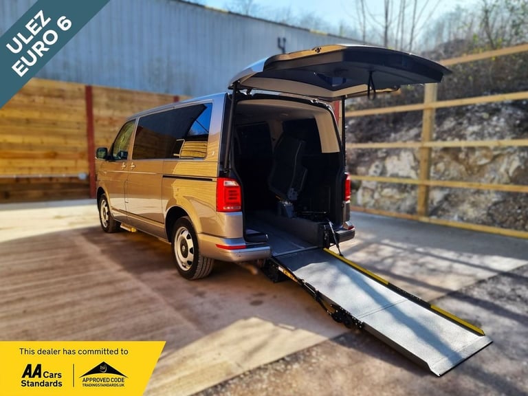 2020 Volkswagen Transporter 4 Seat Auto Driver Transfer Wheelchair Accessible Disabled Access WAV...