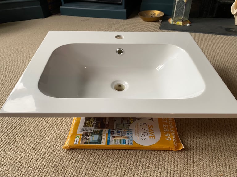 Ceramic Inset Basin 600 mm