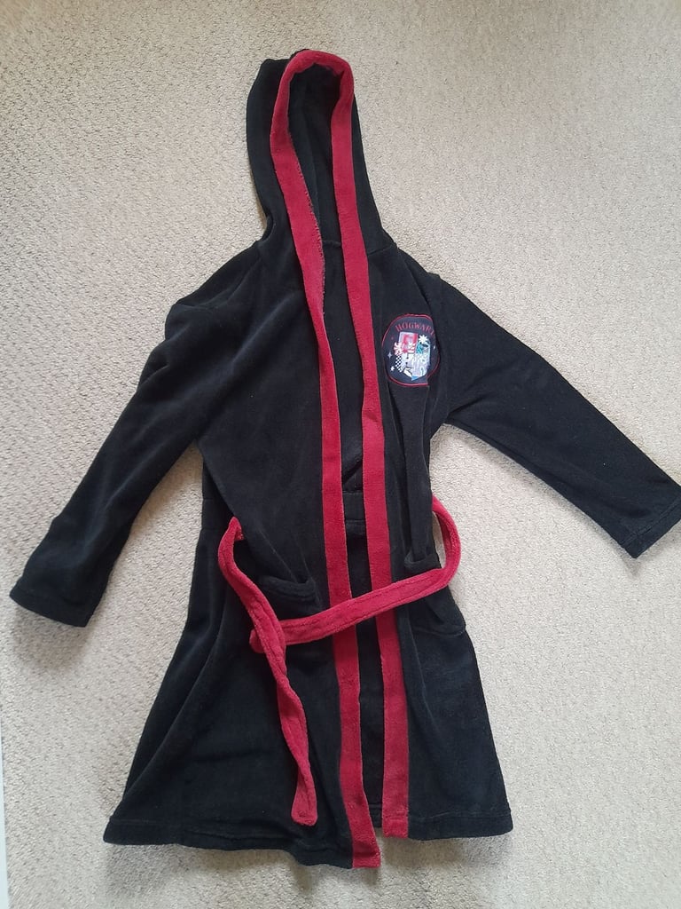 Harry Potter Dressing Gown - Black & Red