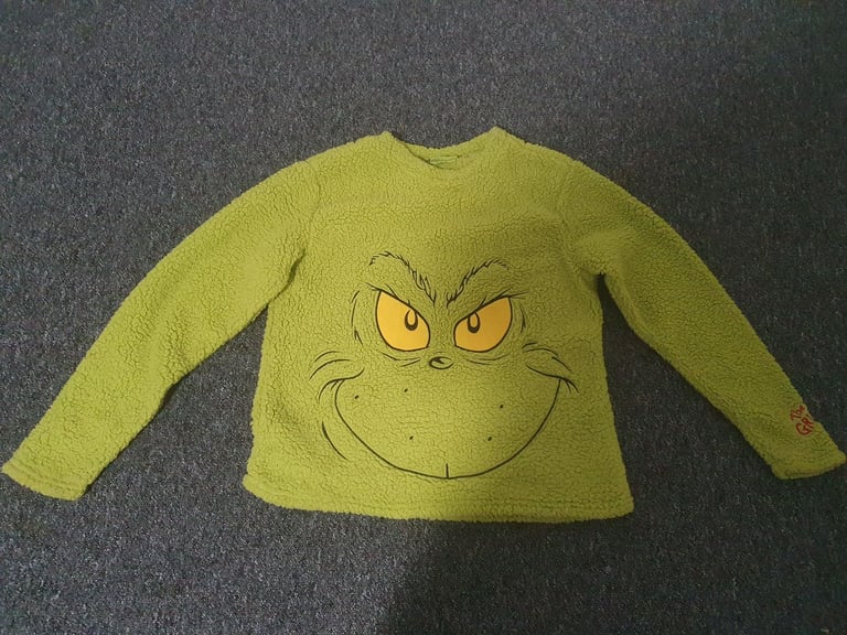 image for THE GRINCH GREEN FLUFFY JUMPER