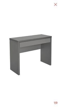 Jenson Hollowcore Dressing Table Desk Grey Gloss in Coventry