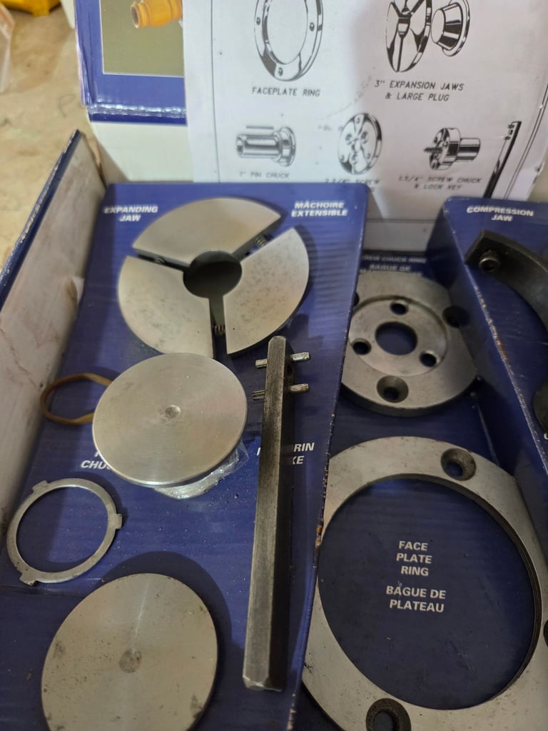 Record power RP3000x all in one lathe chuck wood turning Axminster wood turning 3/4 x 16tpi