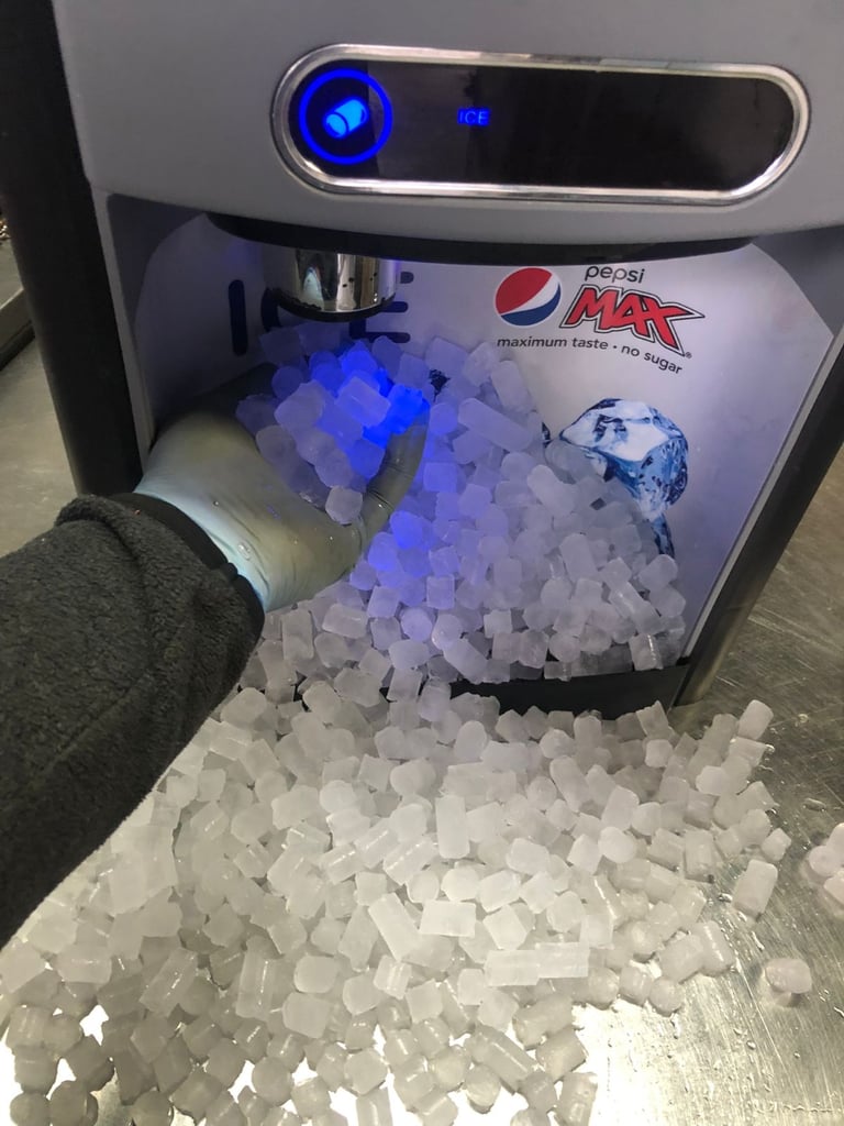 Follet E SERIES ICE DISPENSER / ICE MACHINE- 54kg/24hr Restaurant Bar Ice Maker- Nugget Ice