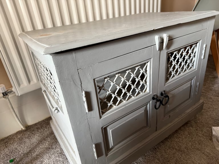 image for Solid Wood Storage Cabinet / Side Table