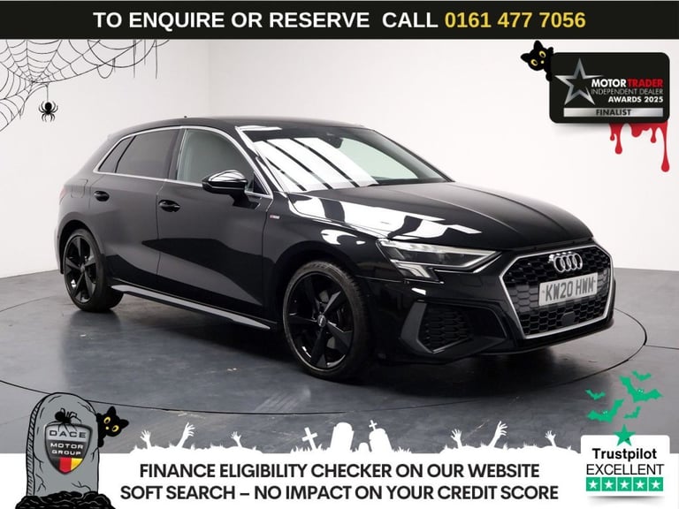 image for 2020 Audi A3 1.5 TFSI 35 S line Sportback 5dr Petrol Manual Euro 6 (s/s) (150 ps) Hatchback Petro...